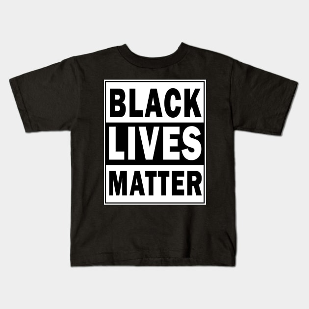 Black lives matter Kids T-Shirt by valentinahramov